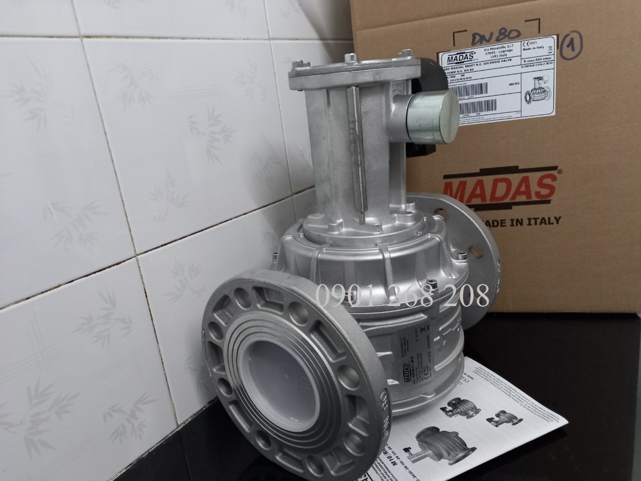van dien tu madas thuong dong DN80 reset bang tay